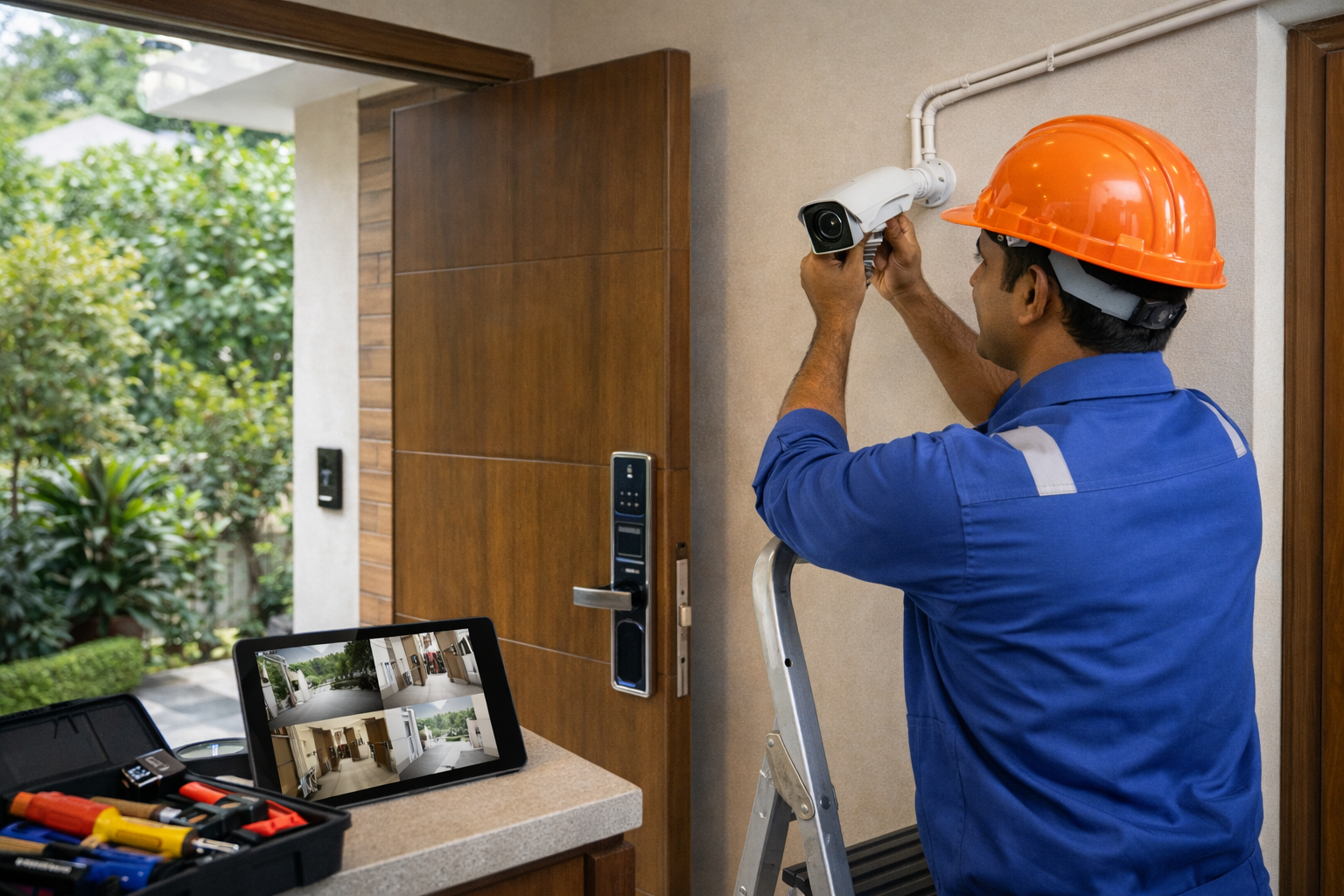 CCTV & Doorbell Wiring in Sector 92